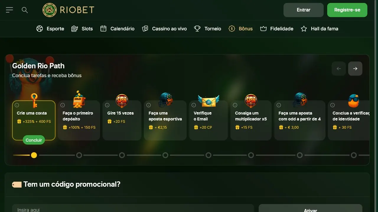 Riobet — Bonuses
